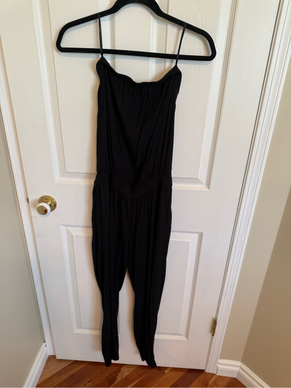 Aritzia Talula Black Strapless Romper Jumpsuit
